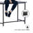 L-Shape Corner Writing Desk with with Monitor Stand-571814832