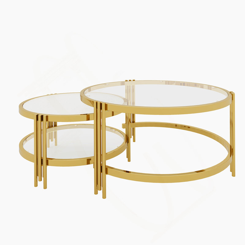 Ensemble de tables basses 2 pièces Modern