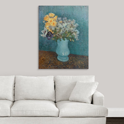 «Vase of Flowers, 1887» par Vincent Van Gogh, reproduction d'art