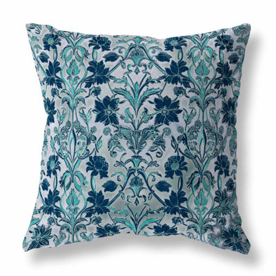 Oceanic Bloom Indoor/Outdoor Pillow