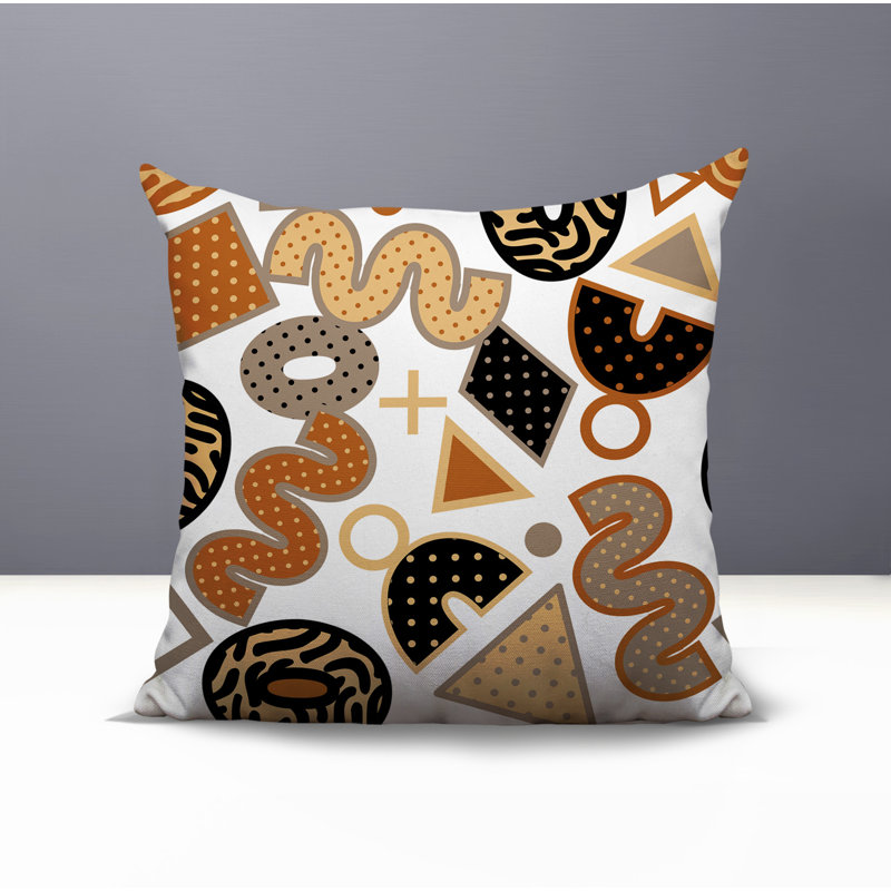 Coussin carré intérieur / extérieur Trixel, Carré 16 po