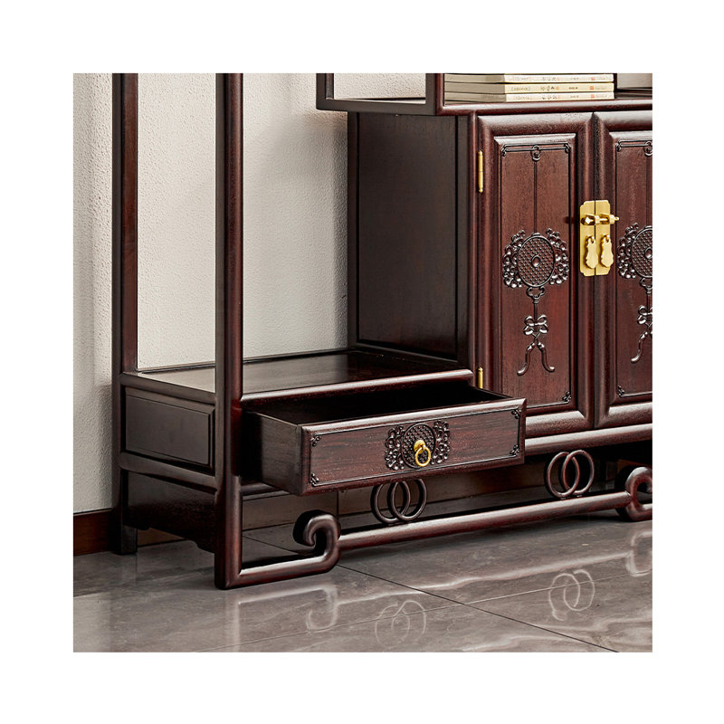 New Chinese Minimalist Style Bookcase