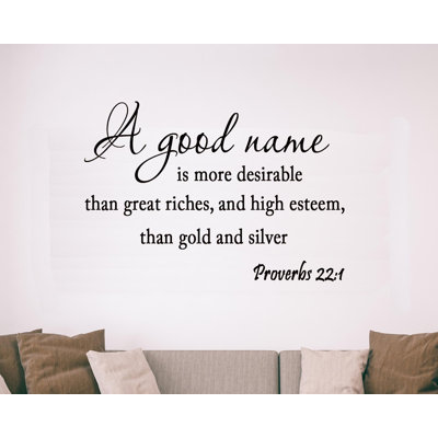 Text & Numbers Wall Decal