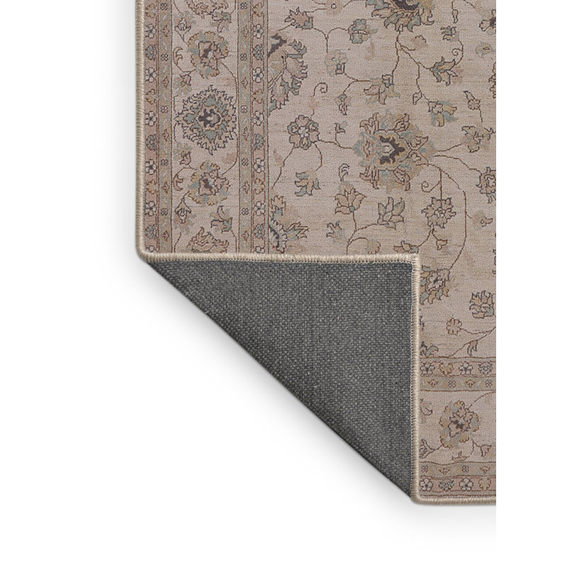 Tapis oriental gris / beige Mikkel, Rectangle 2 pi x 4 pi