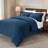 Scotia 100% Cotton Flannel Brushed Soft Warm Duvet Cover Set-359582011-359582007