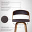 Tabouret de bar pivotant Pensacola-41670427-41670428-41670429
