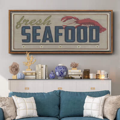 Signes de rivage I - toile encadrée