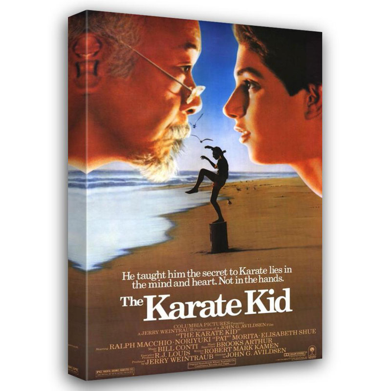 The Karate Kid, H 24 po x l 15 po