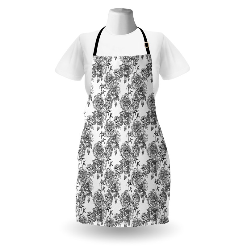 Tablier floral East Urban Home unisexe