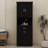 Tall Bathroom Cabinet With Built-In Laundry Hamper Doors And Upper Open Storage Section-365494688