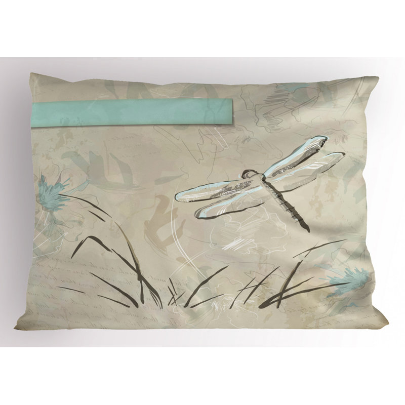 Dragon Polyester Sham Set, Queen