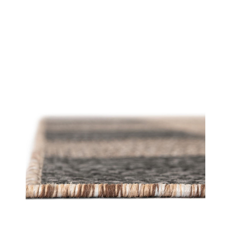 Tapis intérieur / extérieur Borrego , Carré 7 pi 10 po