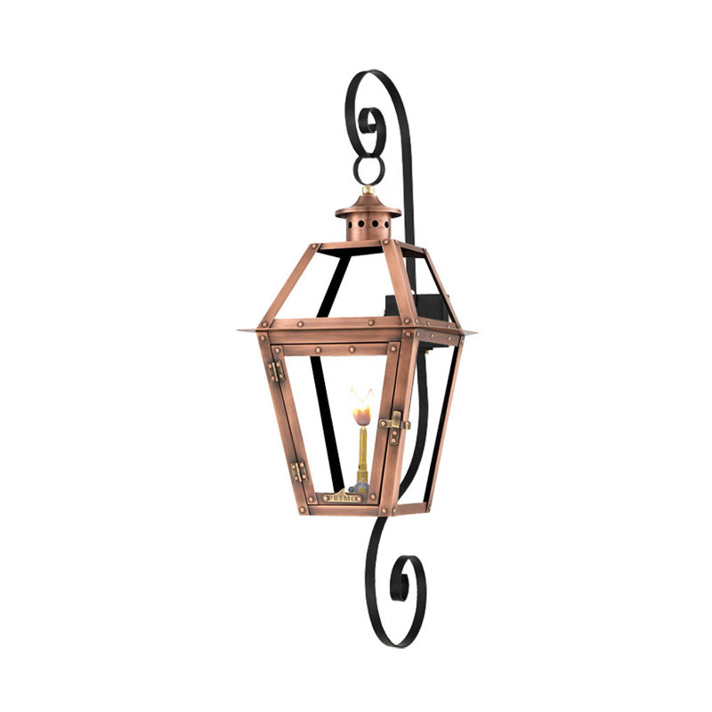 Orleans Gas Powered Empire Lantern, 18" H x 11" W x 13" D