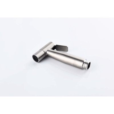 Toilet Handheld Bidet - Metal, Silver, Two Spray Modes, Hygiene Booster, Easy Setup Bathroom Silver Jet And Gentle Spray, To Install