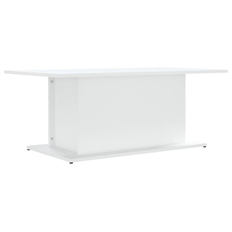 Coffee Table 102x55.5x40 cm Engineered Wood, White