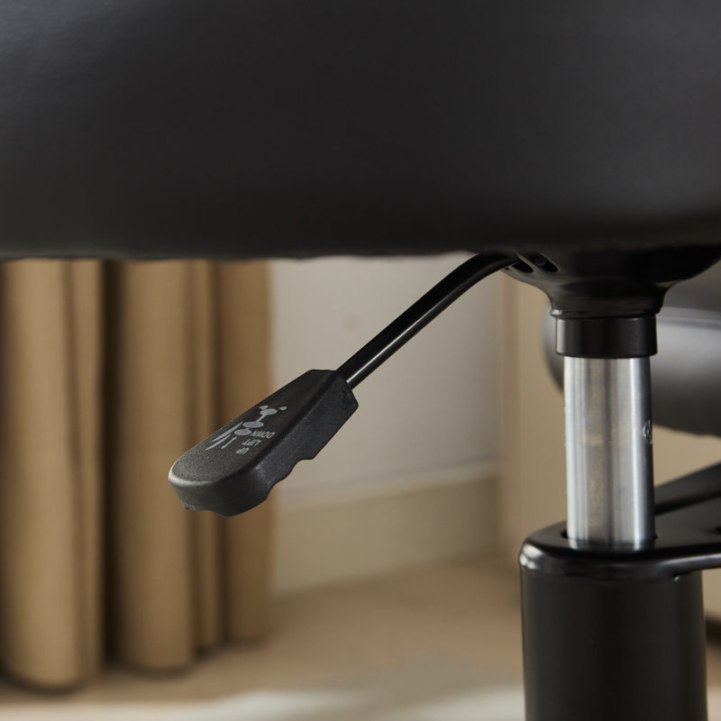Chaise de méditation en polyuréthane avec roues, support lombaire et repose-pieds Moshay