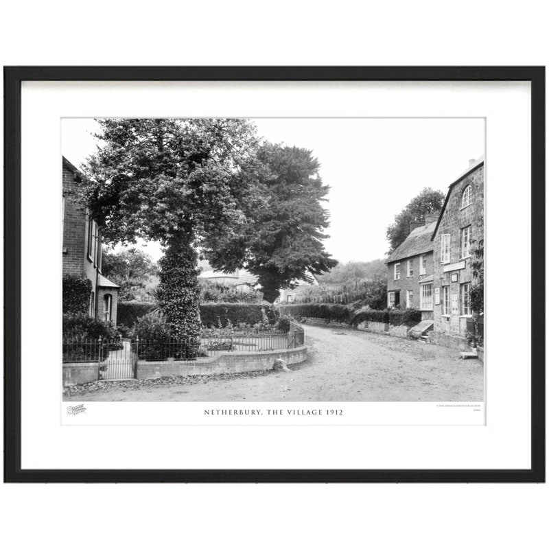 Netherbury, the Village 1912 1 Piece Single Picture Frame Wall Art, 40cm H x 50cm W x 2.3cm D