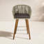 Tabouret de bar d'extérieur avec coussin Capps