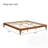 Eco-Friendly Bamboo Platform Bed with Natural Texture and Easy Assembly-877292965-897727335