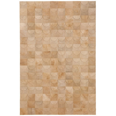 Art Hide Sol Rug In Orange