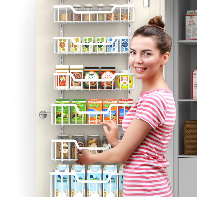 Adjustable Spice Rack, White