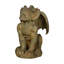 Grande statue de gargouille ailée assise gargouille de jardin monstre