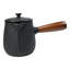 Théière en fonte à poignée latérale de style Kyusu, ornée de clous, 532 ml (18 oz), intérieur émaillé.