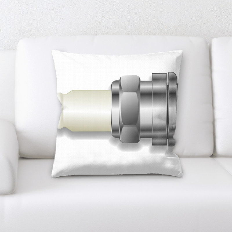 Coussin décoratif à bougie étincelle