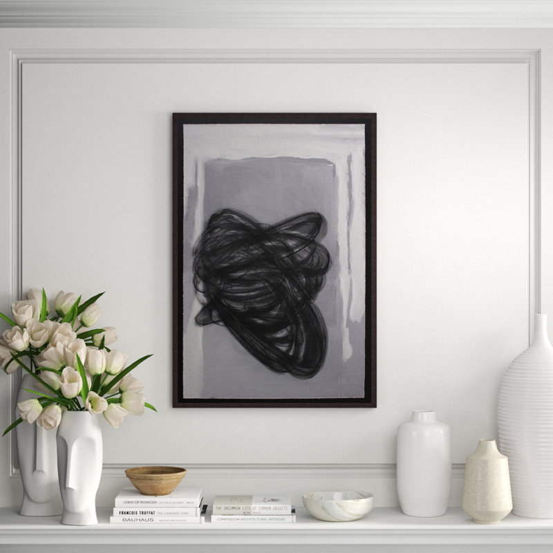 Movement 2' Framed Print on Glass