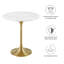 Table d'appoint ronde en marbre artificiel Lippa-1823342350-1823342349