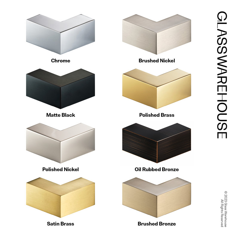58" W x 78" H Pivot Frameless Shower Door, Chrome