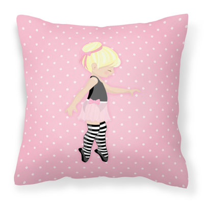 Coussin décoratif intérieur/extérieur ballerine blonde rer1
