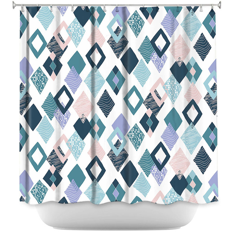 Rideau de douche simple harlequin