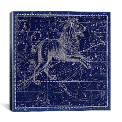 Maps and Charts Prints Celestial Atlas - Plate 17 (Leo) by Alexander Jamieson Graphic Art on Canvas