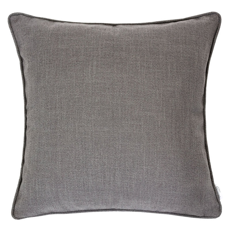 Shyrock Square Pillow Cover & Insert, Gray