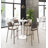 Upholstered Counter Stool with Metal Frame-949622641-949622654-949622652