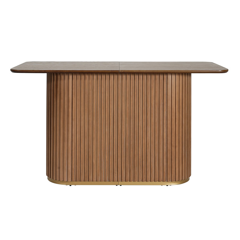 63.00"L Counter Table -Light Ash, Natural Ash