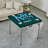 Stellweilan Tessberg 34 " 4 - Player White Foldable Card Table