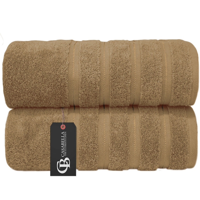 Casabella Luxury Jumbo Bath Sheet, Truffle