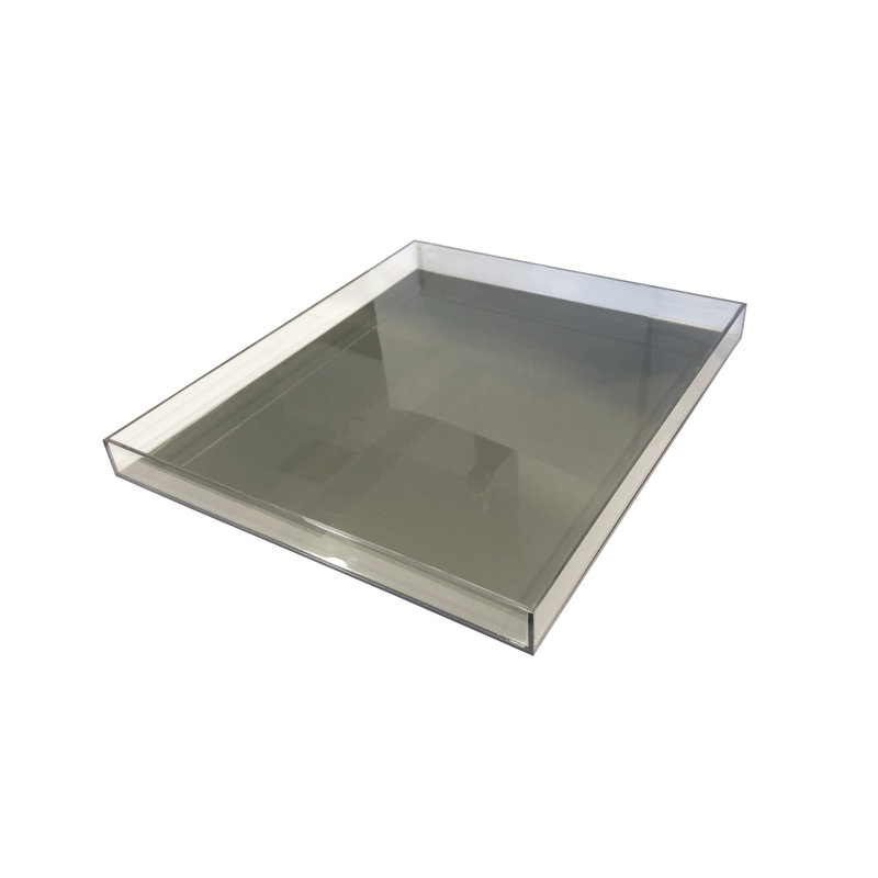 Plateau de service Delaysha, H 1 po x l 18 po x P 18 po, Noir