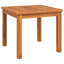 Square Acacia Outdoor Coffee Table , 15.7'' in. W 15.7'' in. D