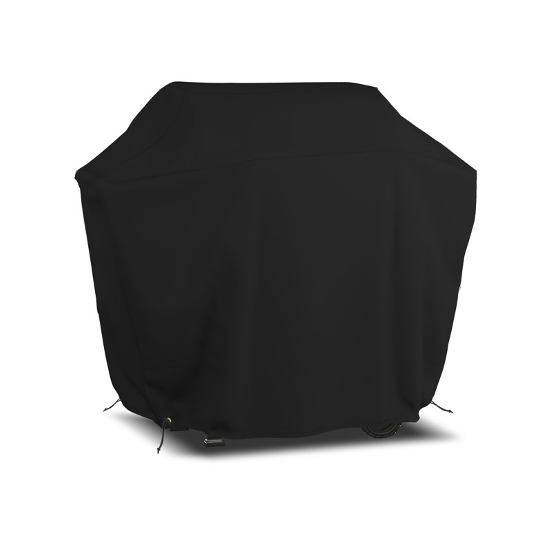 HighDensity Waterproof Outdoor BBQ Grill Cover,Weatherproof UV Resistant Island Grill Top Cover, 48" H x 70" W x 24" D, Black