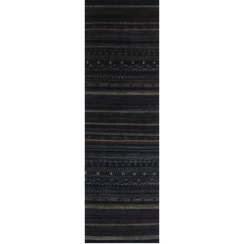 Transitional One-of-a-Kind Runner 2'11" X 9'8" Hand Knotted Area Rug