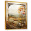«Green and Yellow Summer Meadow Windows View I - Meadow», art mural-1768633915-1802407374