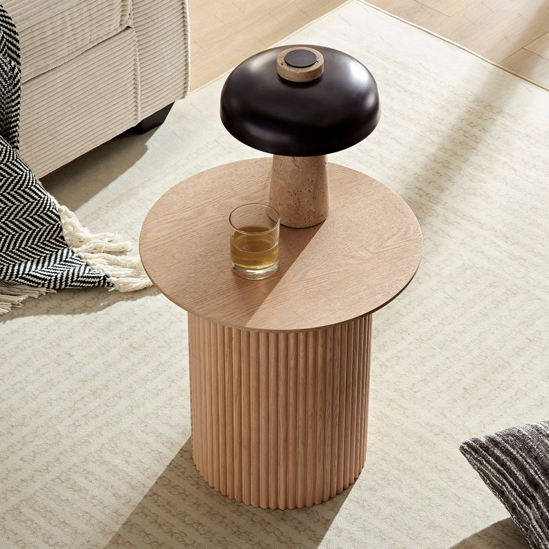 Petite table d'appoint ronde 17,71 po