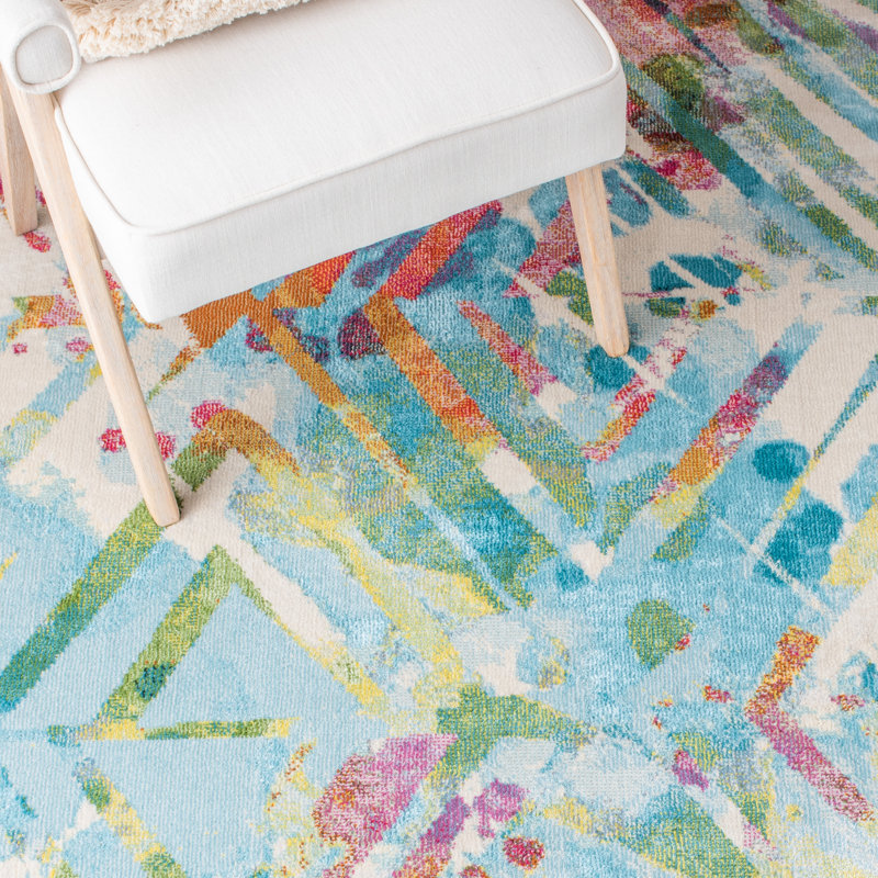 Lillian Abstract Area Rug, Rectangle 160 x 231 cm