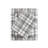 Micro Fleece Grey Plaid Anti-pilling Cozy Fleece 4-Piece Full Sheet Set-1948926394-1911113367