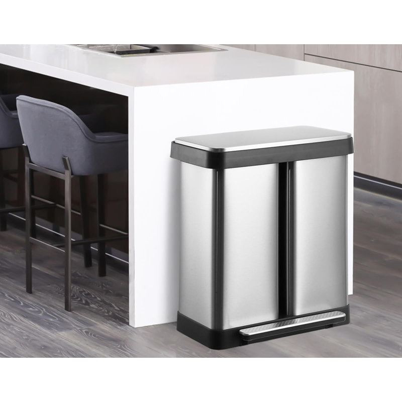 17.5 Gallon (30L+36L) Trash Can