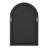 Cicely Rattan Frame Arch Mirror