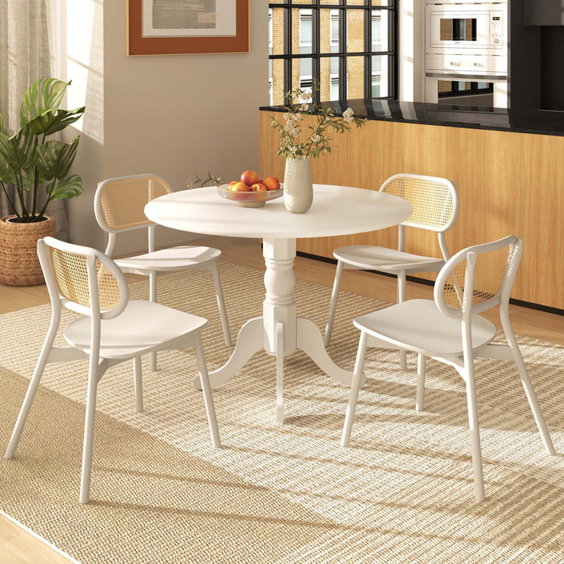 Cliftina ronde 40 po, Blanc, Blanc